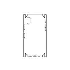 Защитная гидрогелевая пленка KST HG для Apple iPhone X на заднюю крышку и боковые грани
