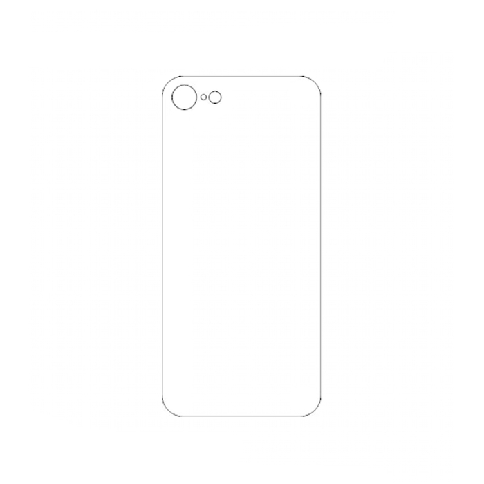 Защитная гидрогелевая пленка для Apple iPhone SE 2020 на заднюю крышку