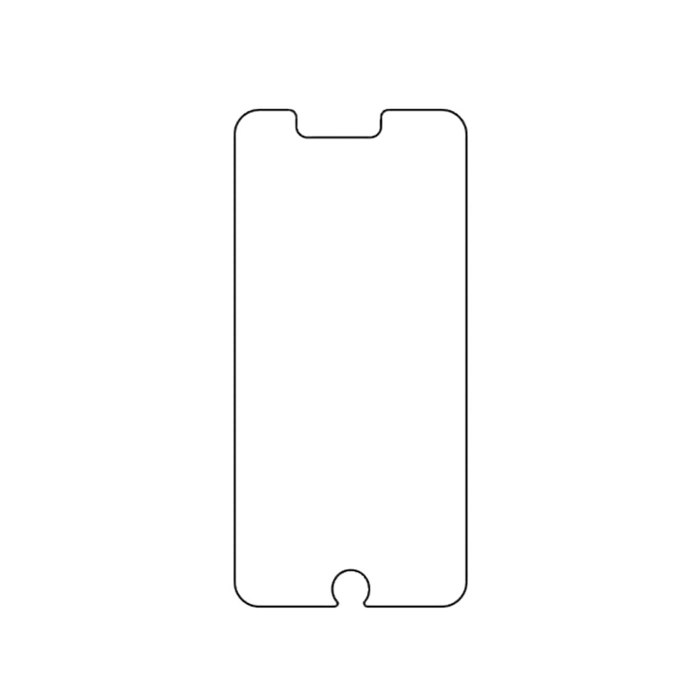 Защитная гидрогелевая пленка для Apple iPhone 8 Plus на экран до скругления прозрачная