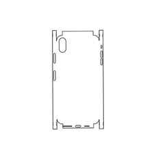 Защитная гидрогелевая пленка KST HG для Apple iPhone XS Max на заднюю крышку и боковые грани