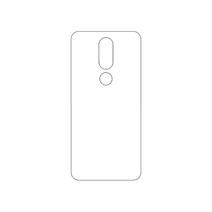 Защитная гидрогелевая пленка для Nokia 7.1 (2018) на заднюю крышку