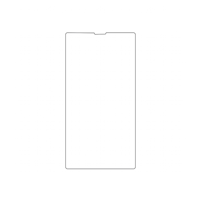 Защитная гидрогелевая пленка для Nokia Lumia 526 на весь экран прозрачная