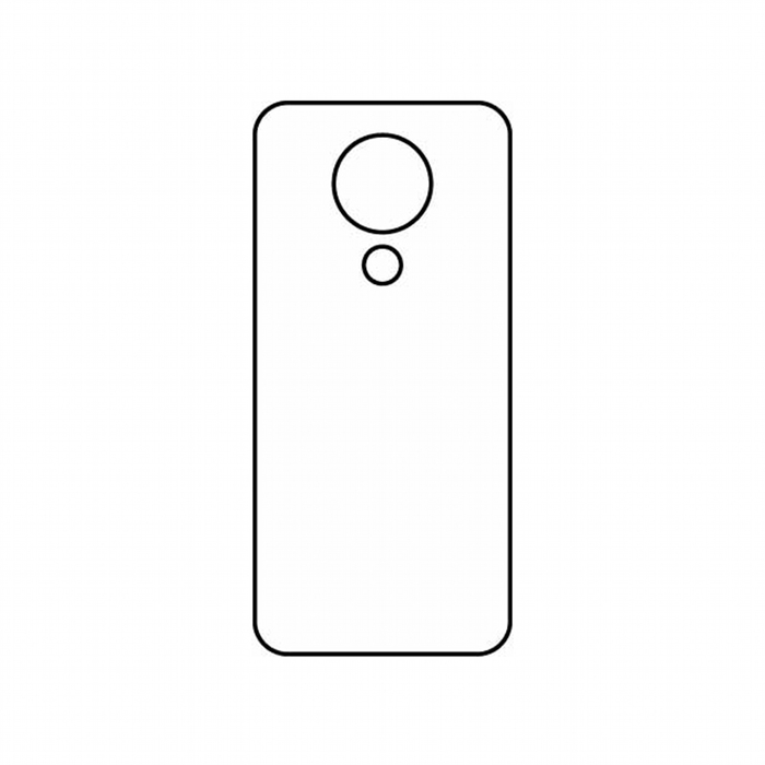 Защитная гидрогелевая пленка для Nokia 3.4 на заднюю крышку