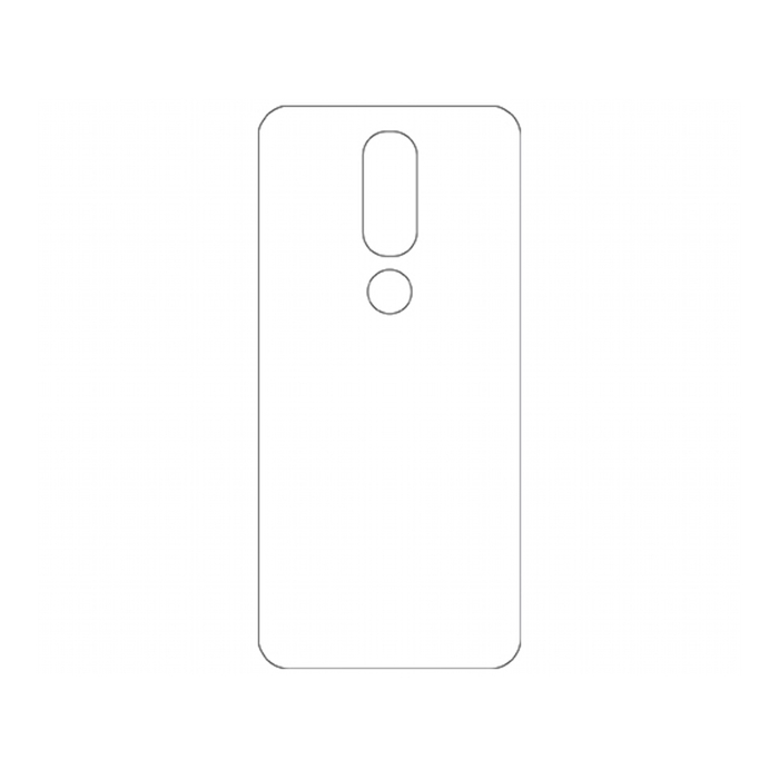 Защитная гидрогелевая пленка для Nokia 5.1 Plus / X5 (2018) на заднюю крышку