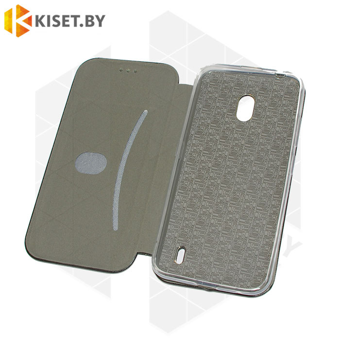 Чехол-книжка Book Case 3D с визитницей для Nokia 2.2 (2019) черный