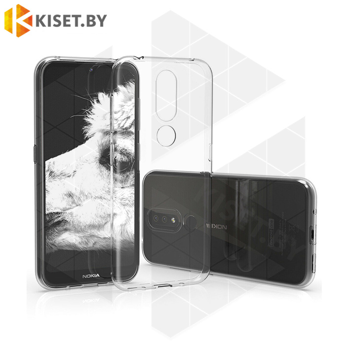 Силиконовый чехол Ultra Thin TPU для Nokia 4.2 (2019) прозрачный