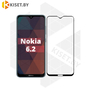 Защитное стекло на весь экран для Nokia 6.2 (2019) / 7.2 (2019) черное