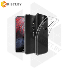 Силиконовый чехол Better One TPU Case для Nokia 6.1 Plus / X6 (2018) прозрачный