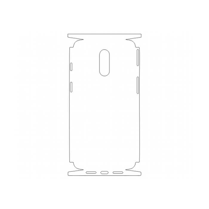 Защитная гидрогелевая пленка для OnePlus 7 на заднюю крышку и боковые грани