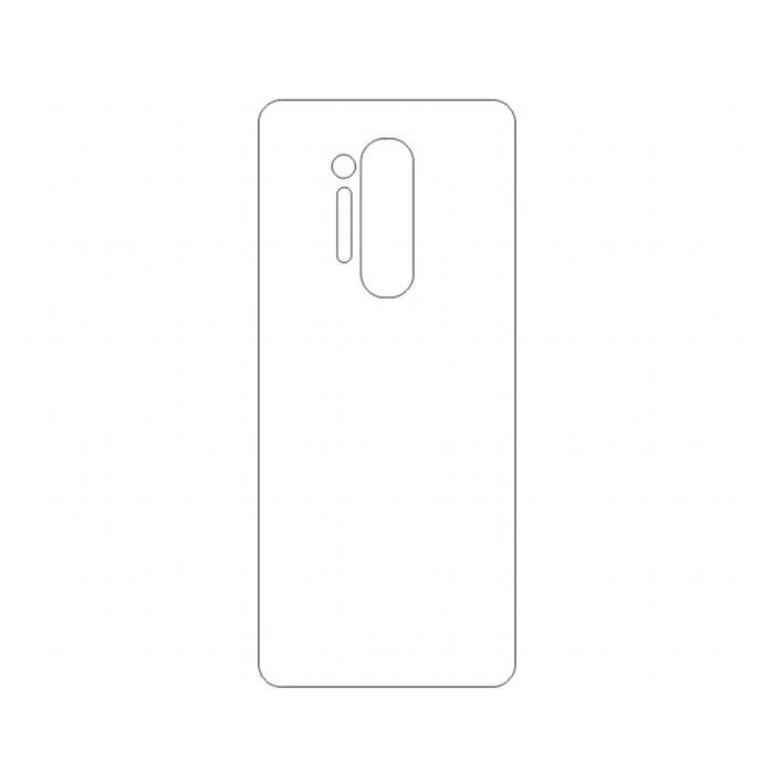 Защитная гидрогелевая пленка для OnePlus 8 Pro на заднюю крышку