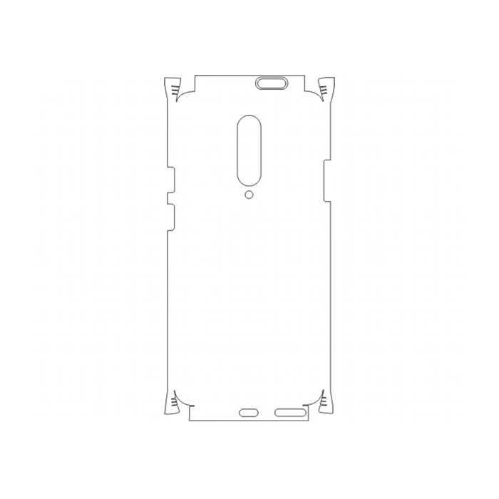 Защитная гидрогелевая пленка для OnePlus 7 Pro на заднюю крышку и боковые грани