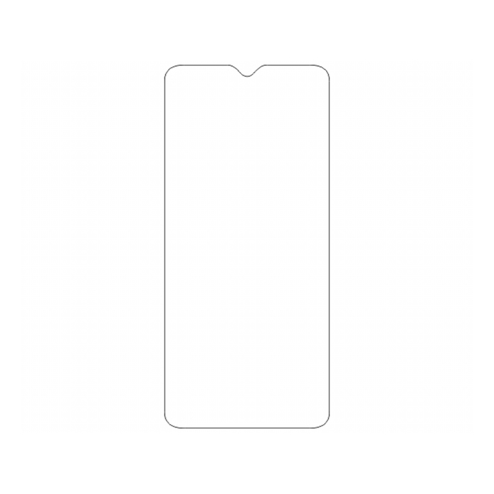 Защитная гидрогелевая пленка для OnePlus 7 на экран до скругления прозрачная