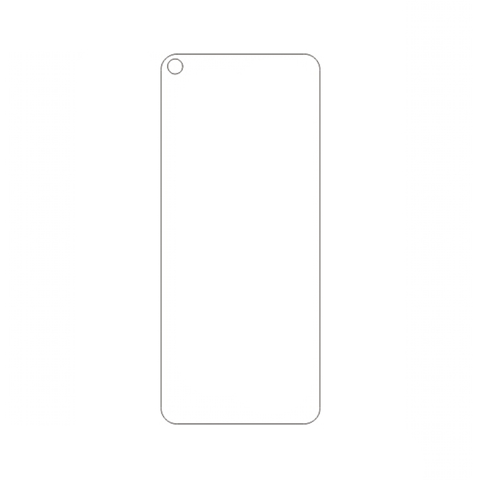 Защитная гидрогелевая пленка для OPPO A52 на экран до скругления прозрачная