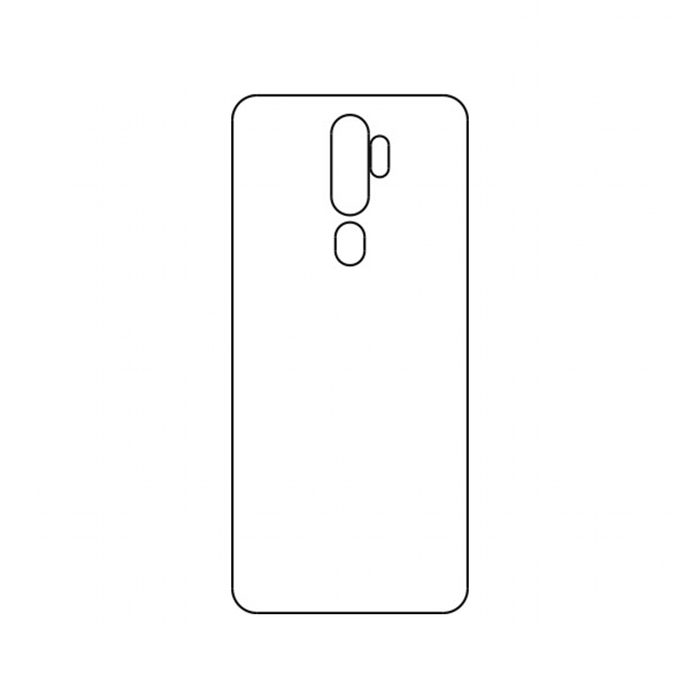 Защитная гидрогелевая пленка для OPPO A5 2020 на заднюю крышку