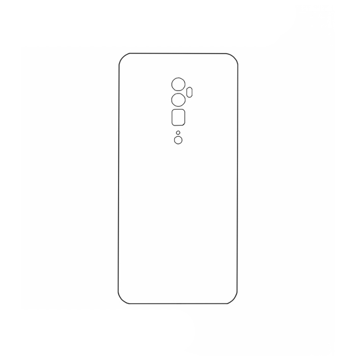 Защитная гидрогелевая пленка для OPPO Reno 10X Zoom на заднюю крышку