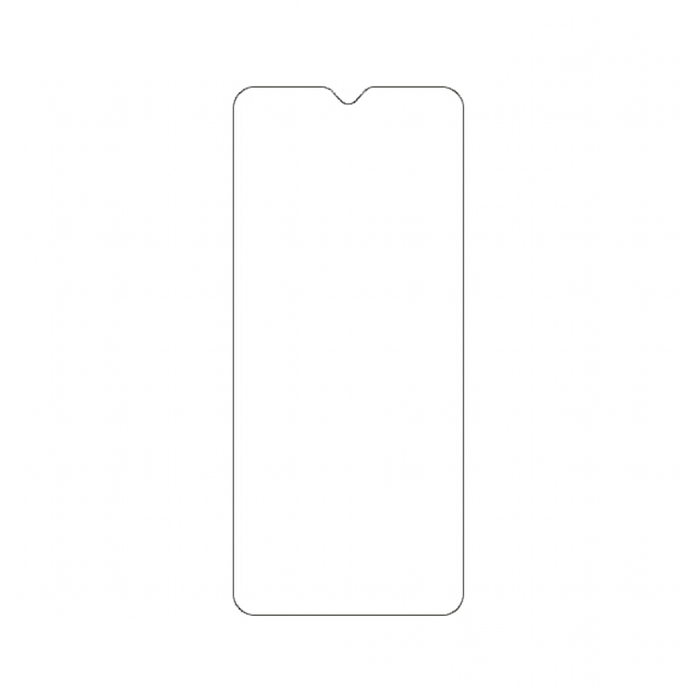 Защитная гидрогелевая пленка для OPPO Reno 3 на экран до скругления прозрачная