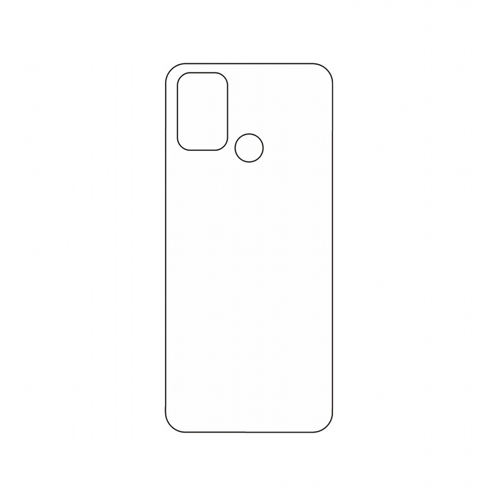 Защитная гидрогелевая пленка для Realme C17 на заднюю крышку