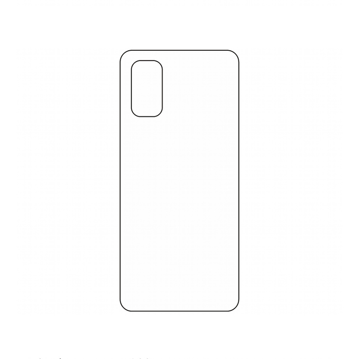 Защитная гидрогелевая пленка для Realme X7 5G на заднюю крышку