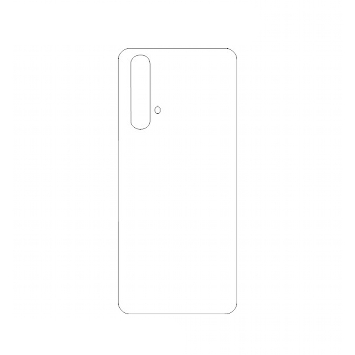 Защитная гидрогелевая пленка для Realme X50 на заднюю крышку