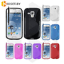 Силиконовый чехол для Samsung Galaxy Ace Style (G357FZ), фиолетовый с волной