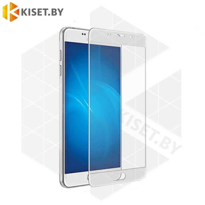 Защитное стекло полной проклейки Full glue для Samsung Galaxy A5 (2017) A520F белое