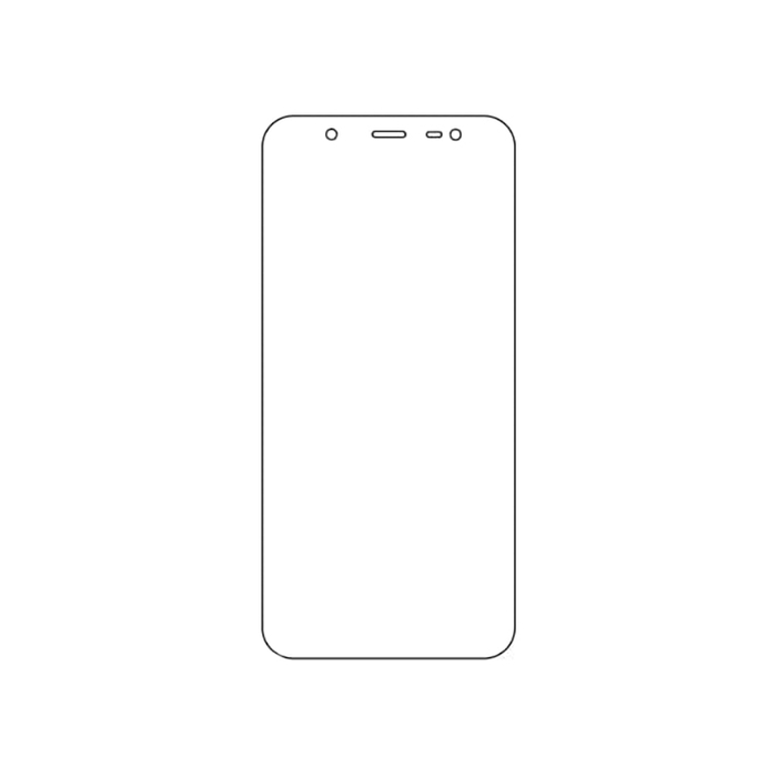 Защитная гидрогелевая пленка для Samsung Galaxy J8 (2018) на весь экран прозрачная