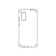 Защитная гидрогелевая пленка KST HG для Samsung Galaxy S20 на заднюю крышку и боковые грани