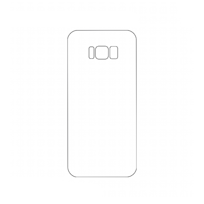 Защитная гидрогелевая пленка для Samsung Galaxy S8 (G950) на заднюю крышку