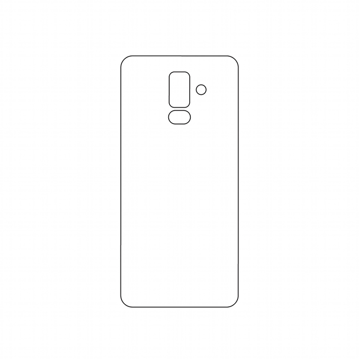 Защитная гидрогелевая пленка для Samsung Galaxy J8 (2018) на заднюю крышку