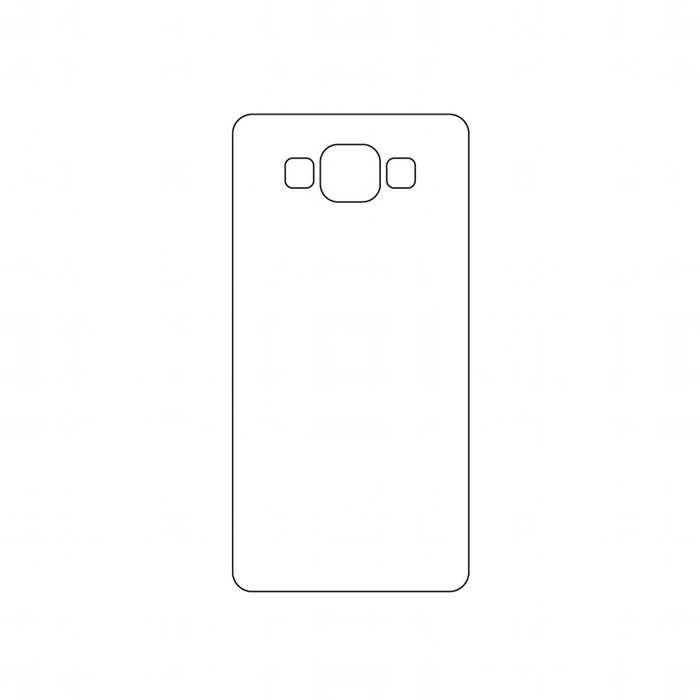 Защитная гидрогелевая пленка для Samsung Galaxy A7 (2015) A700 на заднюю крышку