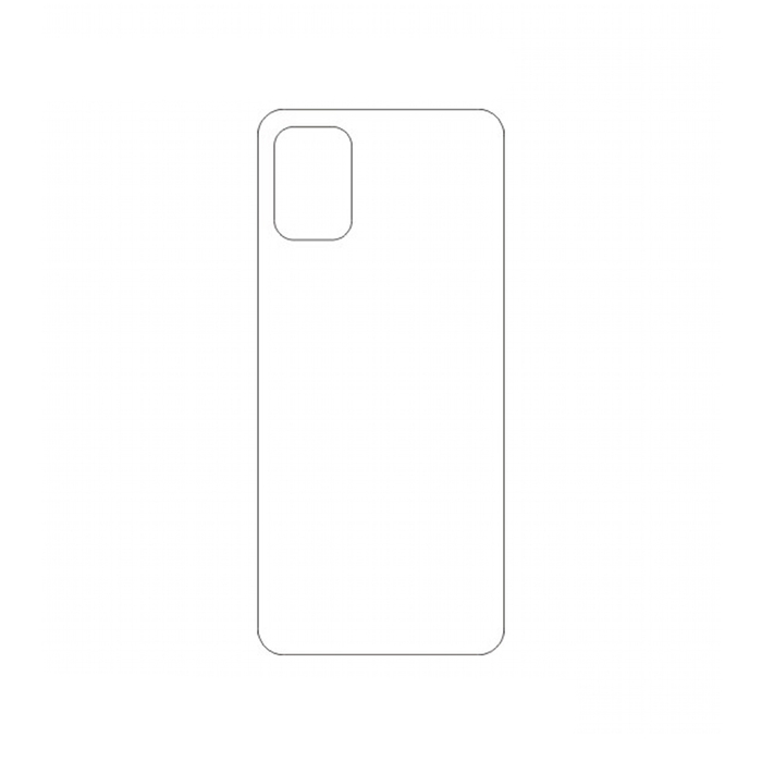 Защитная гидрогелевая пленка для Samsung Galaxy A51 (2020) на заднюю крышку