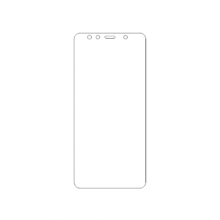 Защитная гидрогелевая пленка для Samsung Galaxy A7 (2018) A750 на весь экран прозрачная
