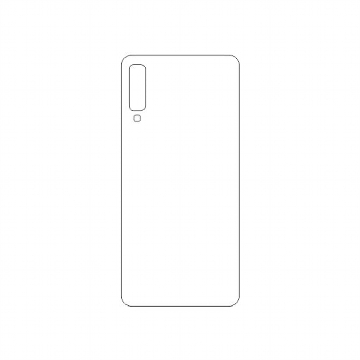 Защитная гидрогелевая пленка для Samsung Galaxy A9 (2018) A920 на заднюю крышку