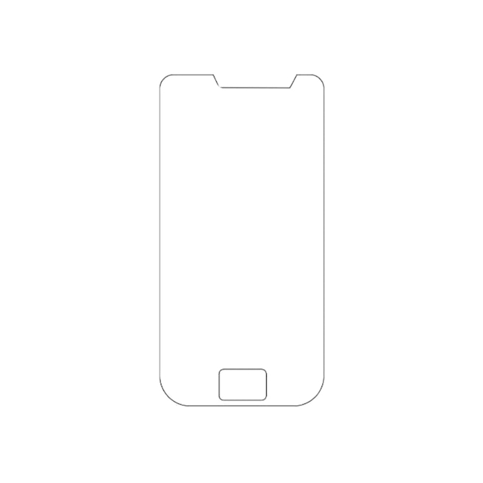 Защитная гидрогелевая пленка для Samsung Galaxy S (i9000) на экран до скругления прозрачная