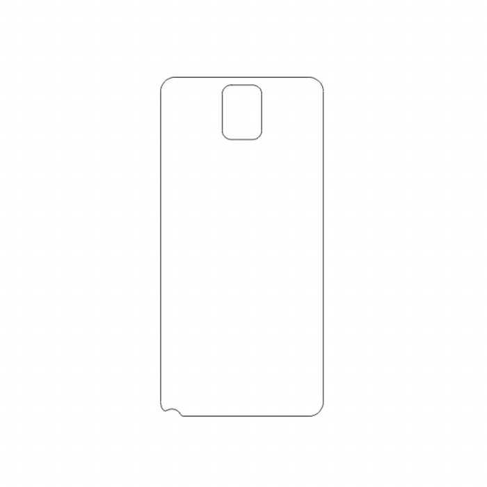 Защитная гидрогелевая пленка для Samsung Galaxy Note 3 (N9000) на заднюю крышку
