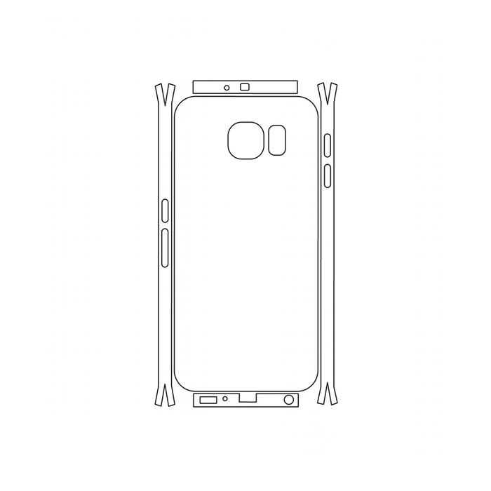 Защитная гидрогелевая пленка для Samsung Galaxy S6 (G920) на заднюю крышку и боковые грани