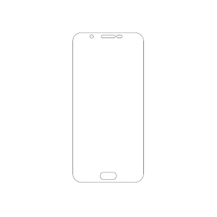 Защитная гидрогелевая пленка для Samsung Galaxy A8 2016 на весь экран прозрачная