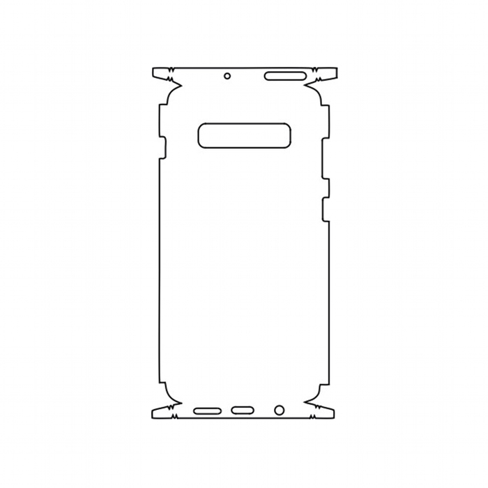 Защитная гидрогелевая пленка для Samsung Galaxy S10 Plus (G975) на заднюю крышку и боковые грани