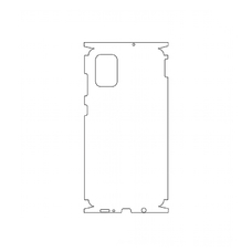 Защитная гидрогелевая пленка KST HG для Samsung Galaxy A71 (2020) на заднюю крышку и боковые грани