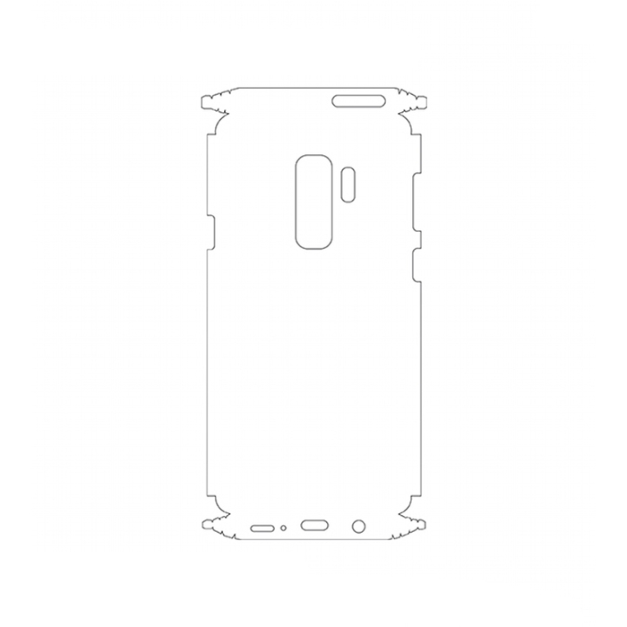 Защитная гидрогелевая пленка для Samsung Galaxy S9 Plus (G965) на заднюю крышку и боковые грани