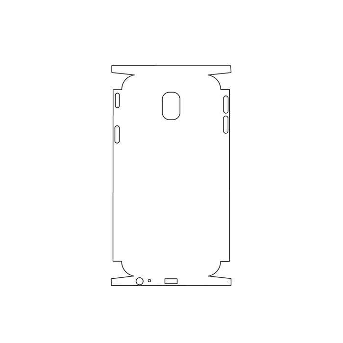 Защитная гидрогелевая пленка для Samsung Galaxy J3 Pro (J3110) на заднюю крышку и боковые грани