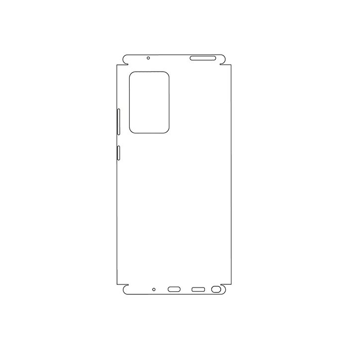 Защитная гидрогелевая пленка для Samsung Galaxy Note 20 Ultra на заднюю крышку и боковые грани