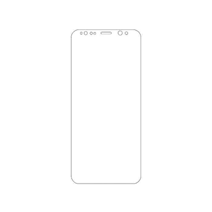 Защитная гидрогелевая пленка для Samsung Galaxy S (i9000) на весь экран прозрачная