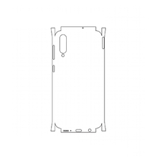 Защитная гидрогелевая пленка KST HG для Samsung Galaxy A50S на заднюю крышку и боковые грани