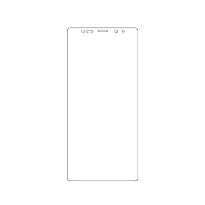Защитная гидрогелевая пленка для Samsung Galaxy Note 9 на весь экран прозрачная