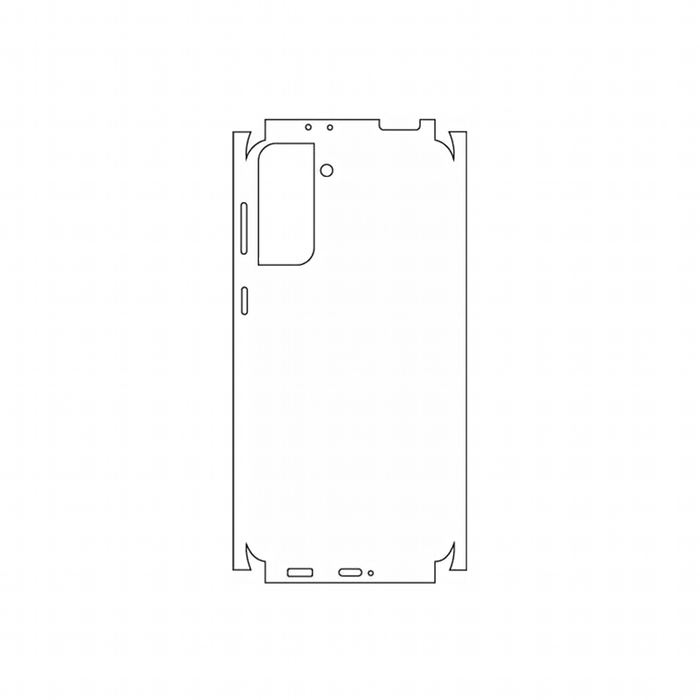 Защитная гидрогелевая пленка для Samsung Galaxy S21 Plus на заднюю крышку и боковые грани