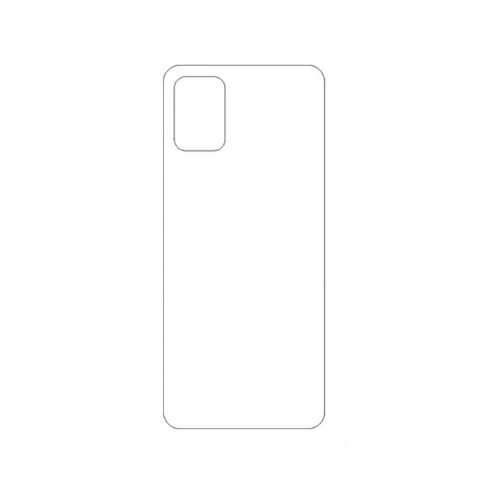 Защитная гидрогелевая пленка для Samsung Galaxy A71 (2020) на заднюю крышку
