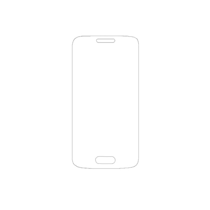 Защитная гидрогелевая пленка для Samsung Galaxy Core Mini  на весь экран прозрачная