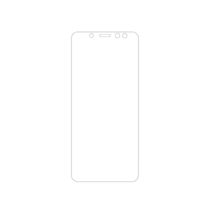 Защитная гидрогелевая пленка для Samsung Galaxy A8 2018 на весь экран прозрачная