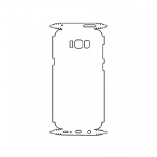 Защитная гидрогелевая пленка KST HG для Samsung Galaxy S8 (G950) на заднюю крышку и боковые грани